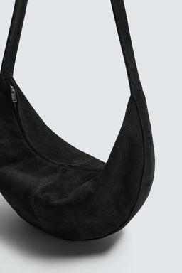 BOLSO HOMBRO PIEL / Negro - Zara фото 9