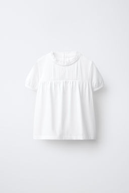 CAMISETA ROM?NTICA APLIQUE JARETAS Y PUNTILLAS / Blanco - Zara фото 2