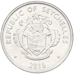 Монета 25 центов 2016 года Сейшелы