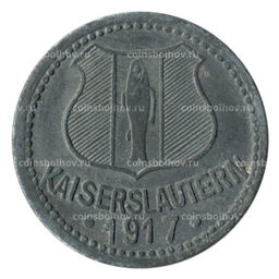 Монета 10 пфеннигов 1917 года Германия Нотгельд (Кайзерслаутерн)