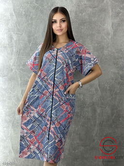 Халат женский на молнии