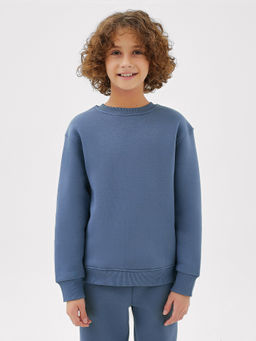 Комплект для мальчиков (джемпер, брюки) в синем цвете - Mark formelle фото 3