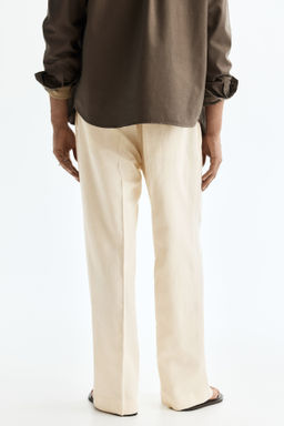 Pantal?n en mezcla de lino Loose Fit - H&m фото 10