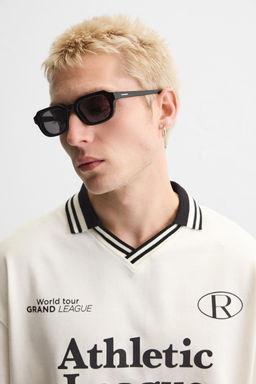 RETRO RUGBY TEXTURED POLO SHIRT - Zara фото 6