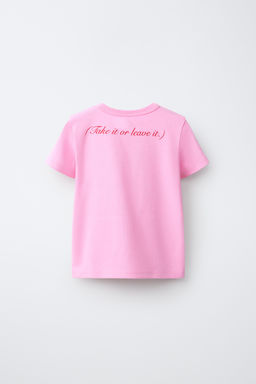 CAMISETA ESTAMPADA TEAM SIX SEVEN / Rosa fl?or - Zara фото 2