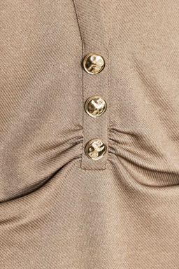 MIDI POLO COLLAR DRESS - Zara фото 16