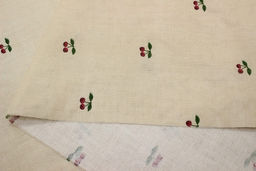 Муслин Премиум двухслойный гладкий Сладкие вишенки, ш.2.5м, хлопок-100%, 130гр/м.кв - Купава фото 8