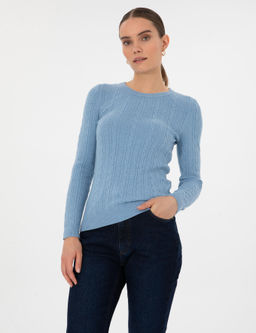 A__k Mavi Ex. Slim Fit Kazak