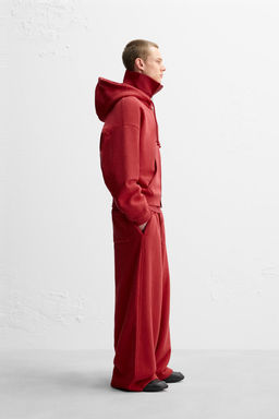 LIMITED EDITION WIDE-LEG JOGGER TROUSERS - Zara фото 4