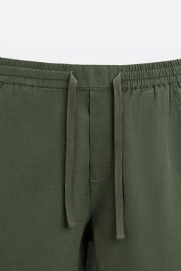 RELAXED FIT JOGGER WAIST TROUSERS - Zara фото 39