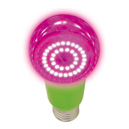 LED-A60-15W/SPSB/E27/CL PLP30GR Лампа светодиодная для растений. Форма "A", прозрачная. Спектр для рассады и цветения. Картон. ТМ ФитоЛето