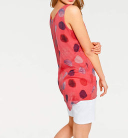 Топ, коралловый - Linea tesini фото 4