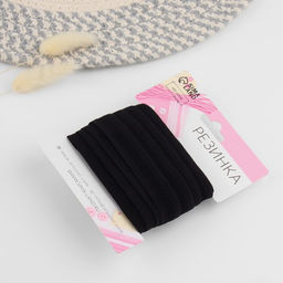 Резинка декоративная бельевая, 18 мм, 10±1 м, чёрная