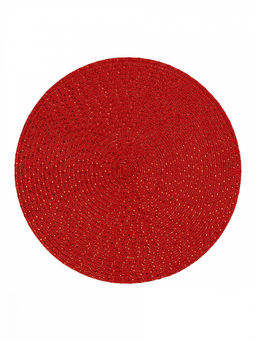 Салфетка сервировочная D36, 1 штука красный полиэстер - Denastia фото 3