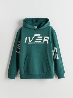 Kap??onlu Erkek ?ocuk Sweatshirt