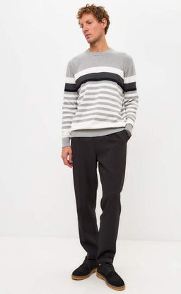 Джемпер F421-1549 grey melange - Fine joyce фото 8