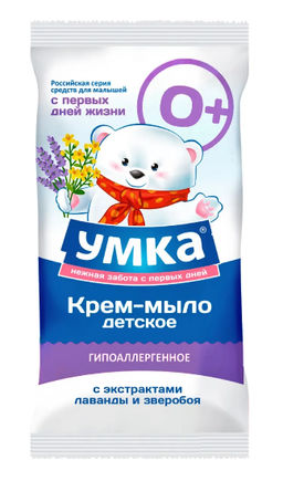 УМКА мыло Детское 80гр лаванда и зверобой
