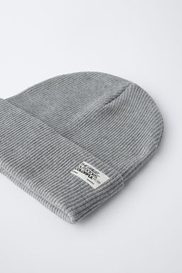 GORRO PUNTO CANAL? ETIQUETA / Gris - Zara фото 2