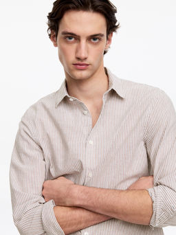 Camisa en mezcla de algod?n - H&m фото 4
