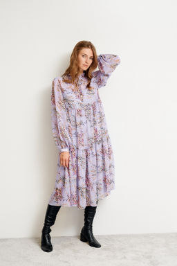 Платье свободного А-силуэта Linda (Цвет: Лаванда) - Morozov Amavie фото 9