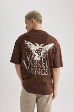 Vikings Valhalla Comfort Regular Fit Rahat Kal?p Bisiklet Yaka K?sa Kollu Tisort
