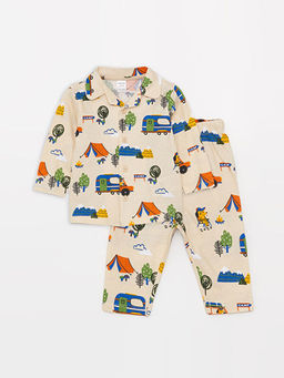 Polo Yaka Erkek Bebek Pijama Tak?m?