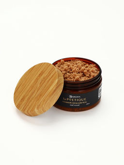 POETIQUE Солевой скраб для тела по мотивам аромата "Oud wood", 300 г