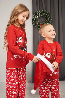 Детская новогодняя пижама Happyfox