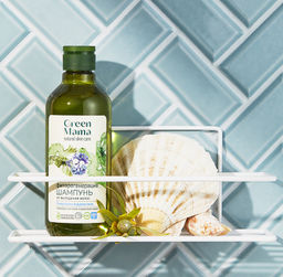 Шампунь Фиторегенерация от выпадения волос с морскими водорослями, 400 мл - Green mama фото 3