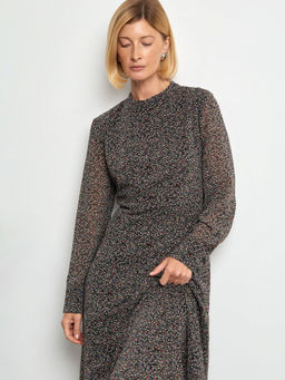 Платье макси с цветочным принтом - Emka фото 3