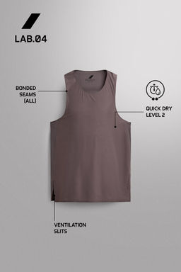 CAMISETA TANK LIGERA RUNNING / Morado