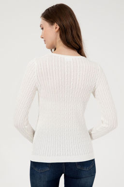 Kad_n Ekru Basic Kazak