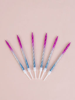 Цена за 2 шт. Свечи для торта Высокая спираль, 6 шт.