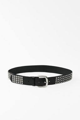 STUDDED LEATHER BELT - Zara фото 2