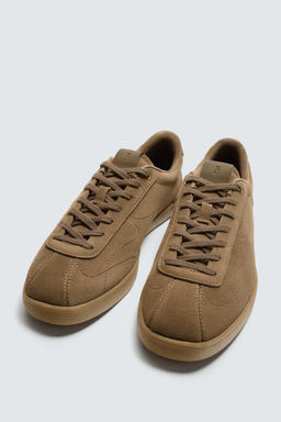 LEATHER TRAINERS - Zara фото 5