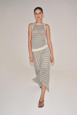 STRIPED SLEEVELESS TOP - Zara фото 4
