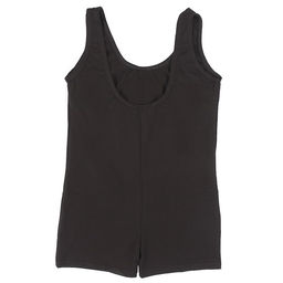 Купальник гимнастический Grace Dance, с шортами, на широких бретелях, р. 40, цвет чёрный  фото 7