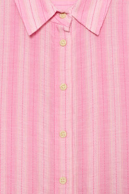 STRIPED VOLUMINOUS SHIRT - Zara фото 10