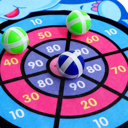 Дартс Слоник 2, 3 шарика на липучках, крючок - Simaland фото 4