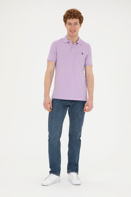 U. S. Polo Assn / Мужская сиреневая базовая футболка - U.s. polo assn фото 11