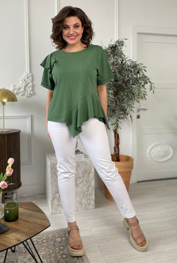 Блуза Rumoda 2122 зеленый  фото 4