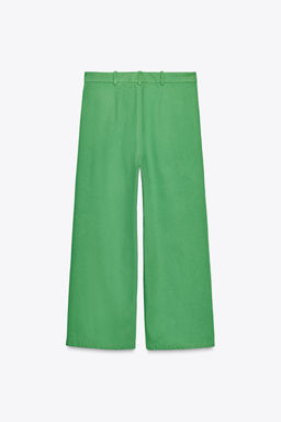 LIMITED EDITION HIGH-WAIST TROUSERS - Zara фото 6