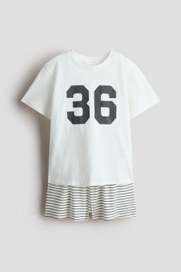 Pijama estampado de algod?n