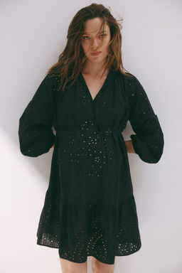 MAMA Vestido con bordado ingles