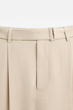 PLEATED TROUSERS WITH BELT - Zara фото 17