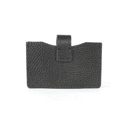 Обложка пропуск/карточка/проездной Croco-фк-1008 натуральная кожа черный флотер (40) 255802  фото 2