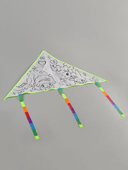 Воздушный змей - раскраска Кролик и друзья, 80 см, 6 фломастеров - Funny toys фото 4