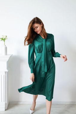Платье AURA 3082-170-Р изумруд