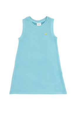 Мятное трикотажное платье для девочки Неожиданная скидка в корзине