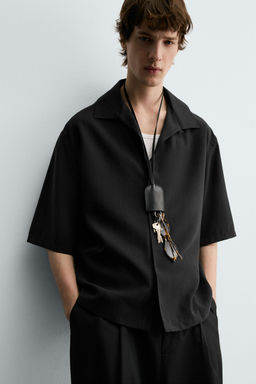 RELAXED FIT FLOWING SHIRT - Zara фото 5